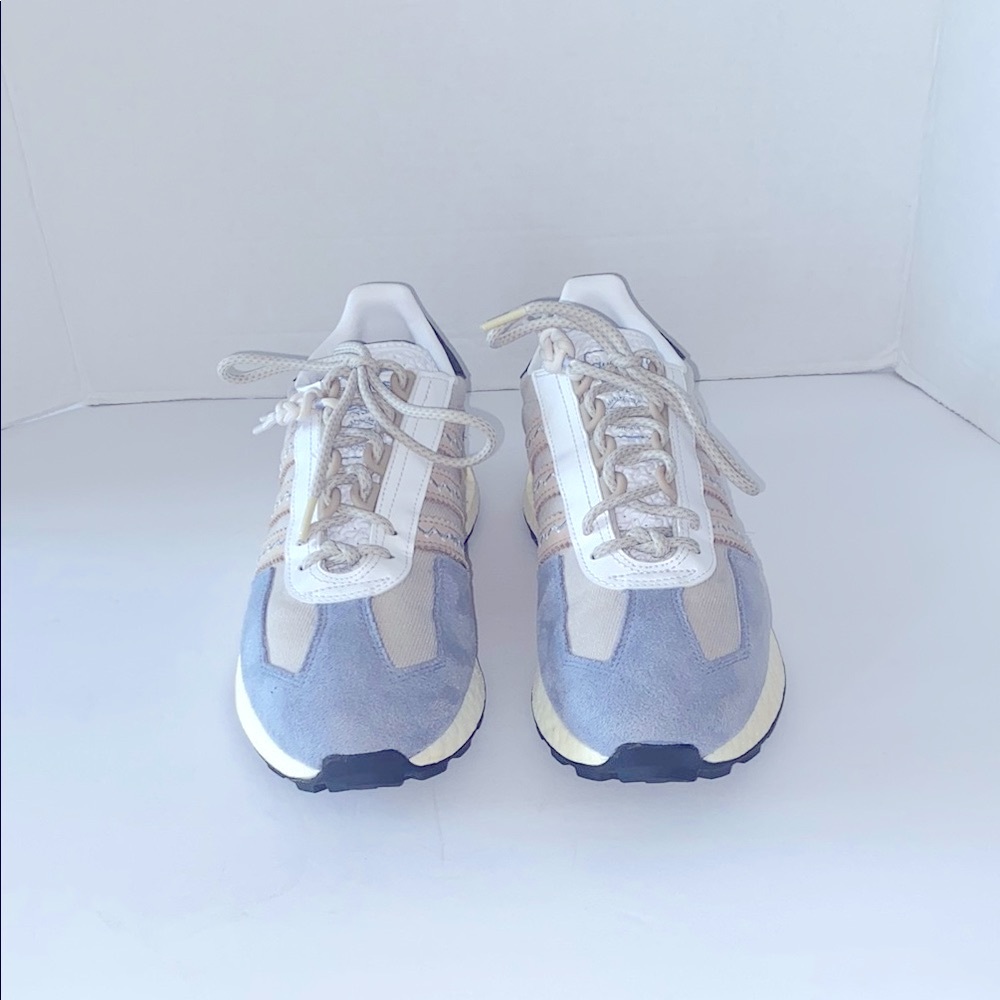 Adidas Women's Retropy E5 Aluminum Silver and Violet Sneakers Size 8 - Picture 5 of 15